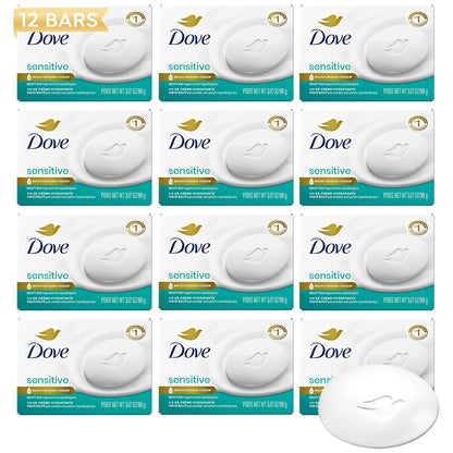 Dove White Cream Bar 4.75 Oz / 135 Gr (Pack of 12)