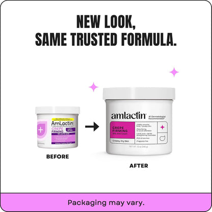 Amlactin Crepe Firming Body Cream, 15% Lactic Acid, 12 oz