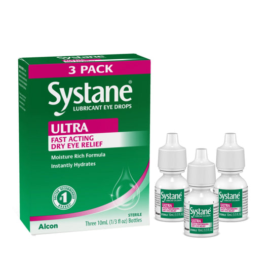 Systane Ultra Lubricant Eye Drops, 1/3 fl. oz., 3 pk.