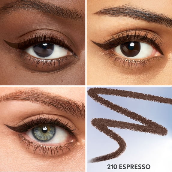 COVERGIRL Perfect Point Plus Eyeliner Pencil, Black Onyx Pack of 1, Long-Lasting, Versatile Black Eyeliner, Soft Smudging Tip, No Sharpening Needed