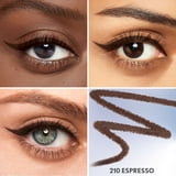 COVERGIRL Perfect Point Plus Eyeliner, 205 Charcoal, 0.008 oz, Long-Lasting, Versatile Black Eyeliner, Soft Smudging Tip, No Sharpening Needed