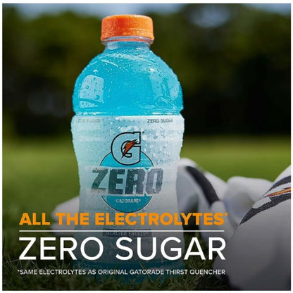 Gatorade Zero Sugar Thirst Quencher Grape Sports Drink, 12 fl oz, 12 Count Bottles