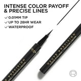 L'Oreal Paris Haute Precision Waterproof Liquid Eyeliner, Black Silk 10, 0.03 fl oz