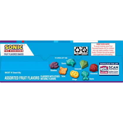 Sonic Fruit Flavored Snacks, Fat Free and Gluten Free, Value Pack, 17.6 oz, 22 Pouches