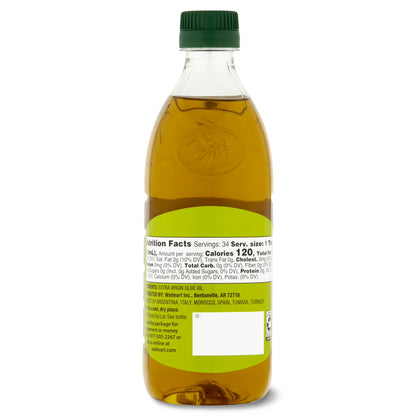 Great Value Extra Virgin Olive Oil, 17 fl oz