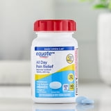 Equate All Day Pain Relief Naproxen Sodium Caplets, 220 mg, 90 Count, Easy Open Cap, Compare to Aleve Active Ingredient