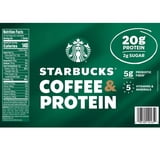 Starbucks Coffee & Protein Cafe Mocha Drink, 11 oz., 15 pk.