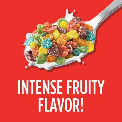 Post Fruity PEBBLES Breakfast Cereal, Gluten Free, Sweetened Puffed Rice, 32 oz Bag