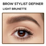L'Oreal Paris Brow Stylist Definer Waterproof Eyebrow Mechanical Pencil, Light Brunette