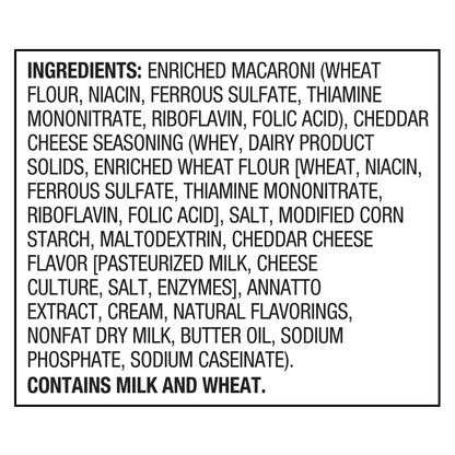 (12 pack) Great Value Original Macaroni & Cheese, 7.25 oz