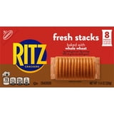 (3 pack) RITZ Fresh Stacks Whole Wheat Crackers, Travel Snacks, 11.6 oz (8 Multi Snack Packs)
