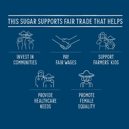 Wholesome Organic Fair Trade Dark Brown Sugar, 20oz Resealable Pouch, Great for Baking & Sweetening