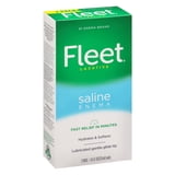 Fleet Laxatives, Saline Enema for Adult Constipation Relief, Prefilled Enemas, 4.5 fl oz, 2 Bottles