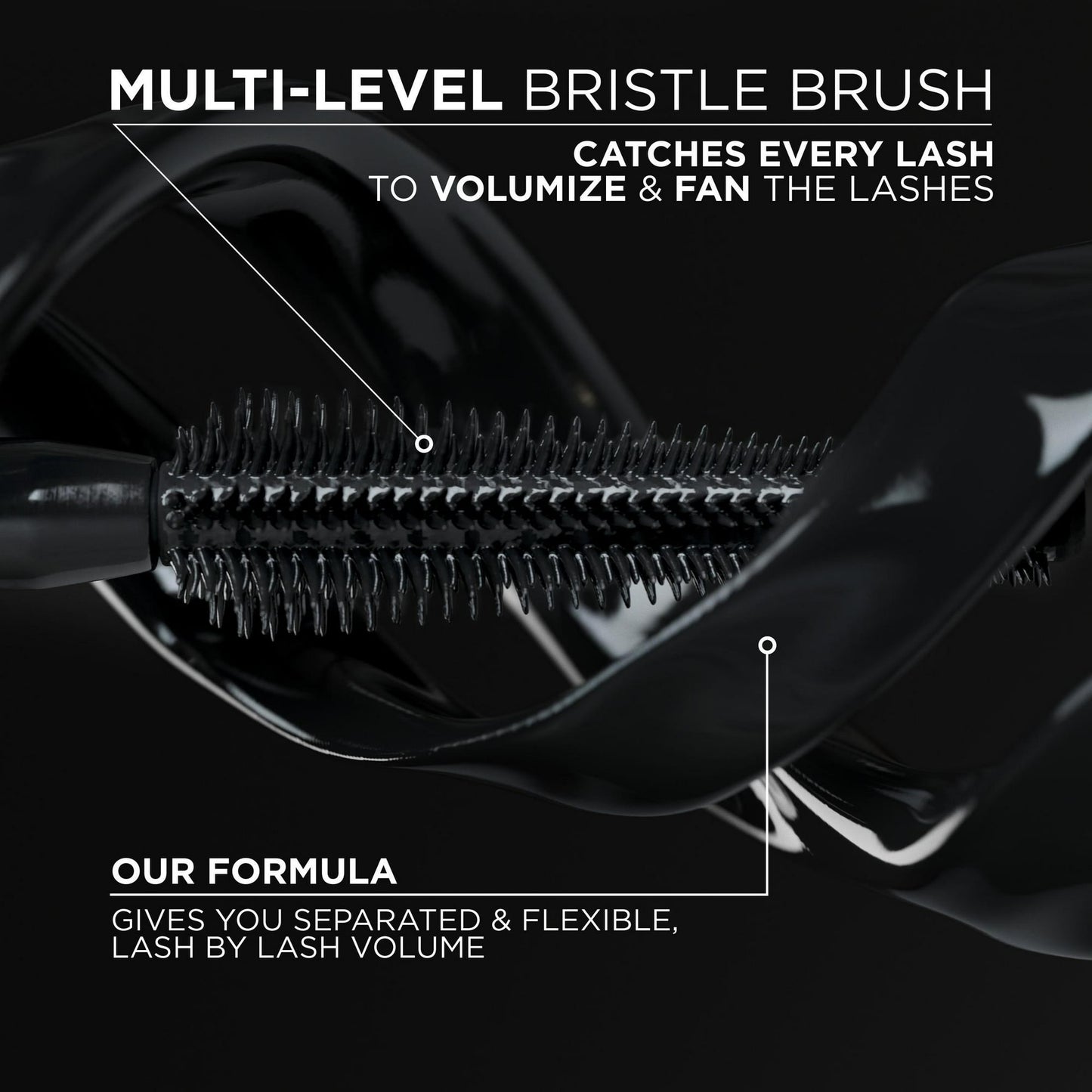 L'Oreal Paris Voluminous Panorama Smudge Resistant Mascara, Black Waterproof