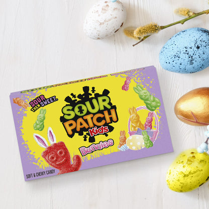 SOUR PATCH KIDS Bunnies Soft & Chewy Easter Candy, 3.1 oz