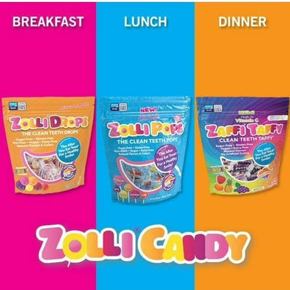 ZOLLIPOPS Lollipops, Sugar Free Candy, Allergen Free with Natural Fruit Flavor, Keto, Vegan 5.2 oz