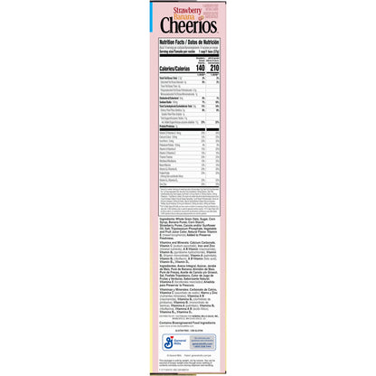 Strawberry Banana Cheerios, Heart Healthy Gluten Free Breakfast Cereal, Family Size, 19 oz