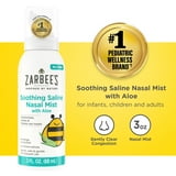 Zarbee’s Soothing Saline Nasal Mist with Aloe for All Ages, 3 fl. oz
