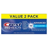 Crest Pro-Health Advanced Deep Clean Mint Toothpaste, 5.1 oz, 2 Pack