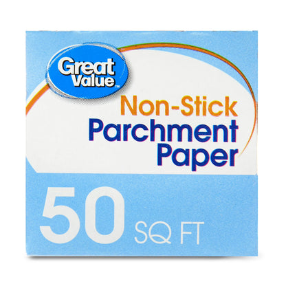 (3 pack) Great Value Non-Stick Parchment Paper, 50 Sq ft