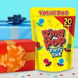 Ring Pop Lollipops, Assorted Flavors, Full Size Candy, Party Favor, 10 oz, 20 Count Variety Pack