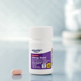 Equate Fexofenadine Hydrochloride USP Non-Drowsy Allergy Relief Tablets, 180 mg, 45 Count