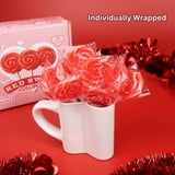 Red Swirl Lollipops, Party Favor Candy, 24 Count, 10.16 Ounce Box