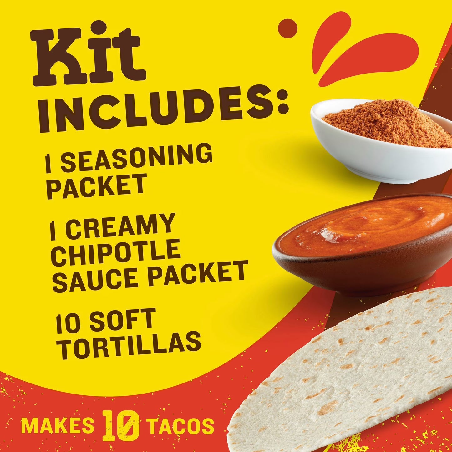 (3 pack) Old El Paso Birria Taco Kit with Seasoning, Sauce and Soft Tortillas, 12.1 oz