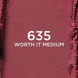 L'Oreal Paris Colour Riche Blurred Matte Lipstick , Worth It Medium 635, 0.13 oz