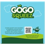 GoGo squeeZ No Sugar Added Banana Strawberry Applesauce Variety Pouches, 3.2 oz (24 Pack)