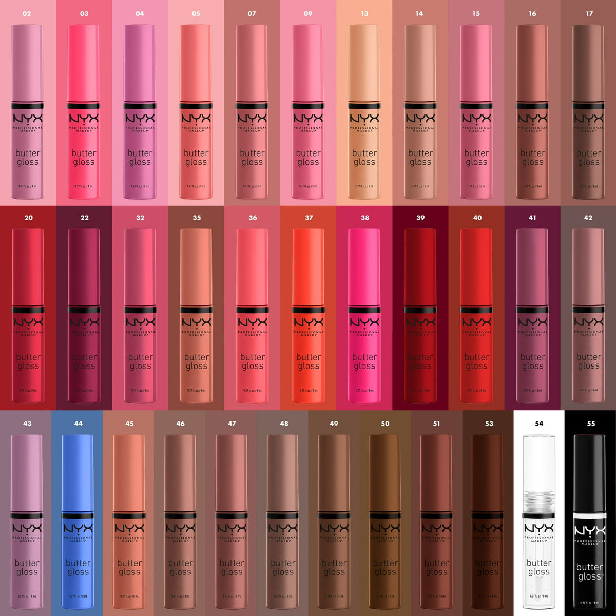 (3 pack) NYX Professional Makeup Butter Gloss, Fortune Cookie
