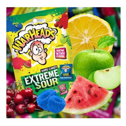 Warheads Extreme Sour Hard Candy, 3.25 oz - 3 Pack