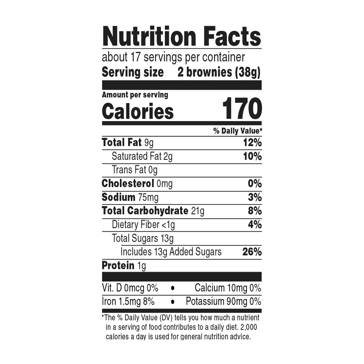 Freshness Guaranteed Brownie Bites with Patriotic Star Sprinkles, 22.2 oz (Baked and Sweet Dessert)