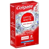Colgate Optic White Pro Series Express White Toothpaste with 5% Hydrogen Peroxide, 2 Pack, 3.0 OZ