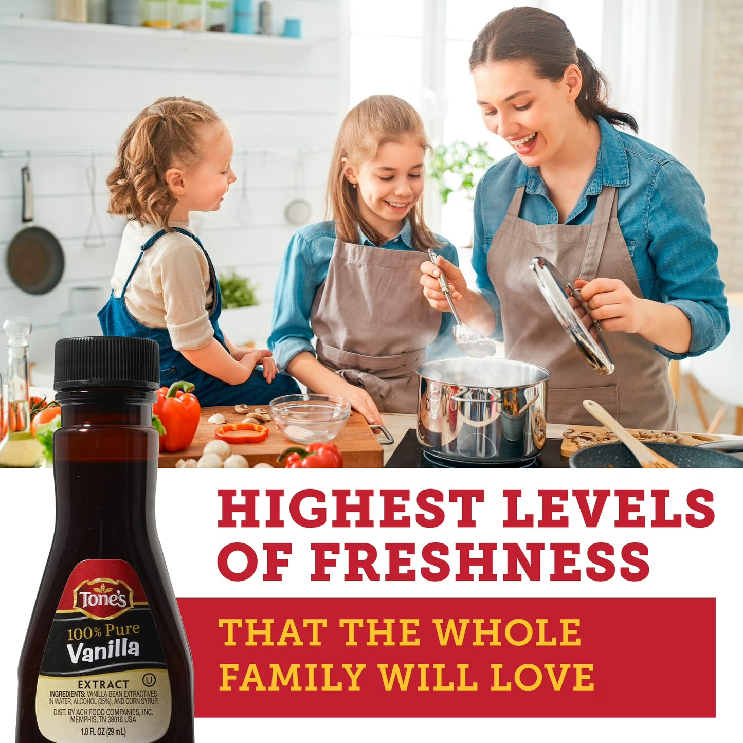Tone's Pure Vanilla Extract, 1 fl oz