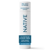 Native Aluminum Free Deodorant Spray For Men, 72 Hour Deodorant Spray, Sea Salt & Cedar, 3.5oz