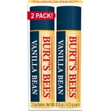 Burts Bees Vanilla Bean Lip Balm, 2-Pack, 0.15 oz.