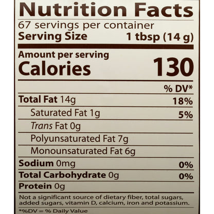 1-2-3 Vegetable Oil, 33.8 fl oz Bottle