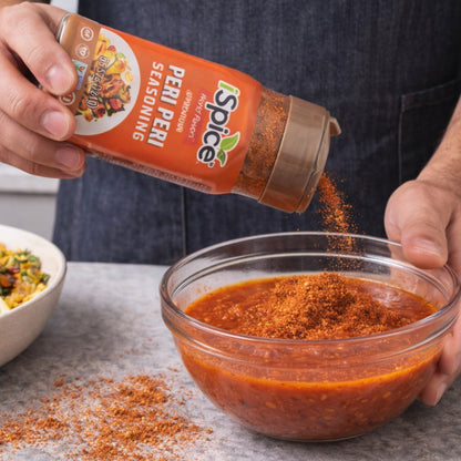 iSpice | Peri Peri Seasoning | 5.78 oz | Mixed Spice Seasoning | Halal | Kosher | Non GMO