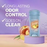 Secret Fresh Clear Gel Antiperspirant Deodorant, Sweet Nectarine, 2.6 oz