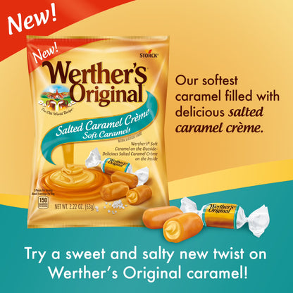 (6 pack) Werthers Original Hard Caramel Candy, 5.5 oz