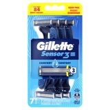 Gillette Sensor3 Smooth Shave Men's Disposable Shaving Razors, 7 Count