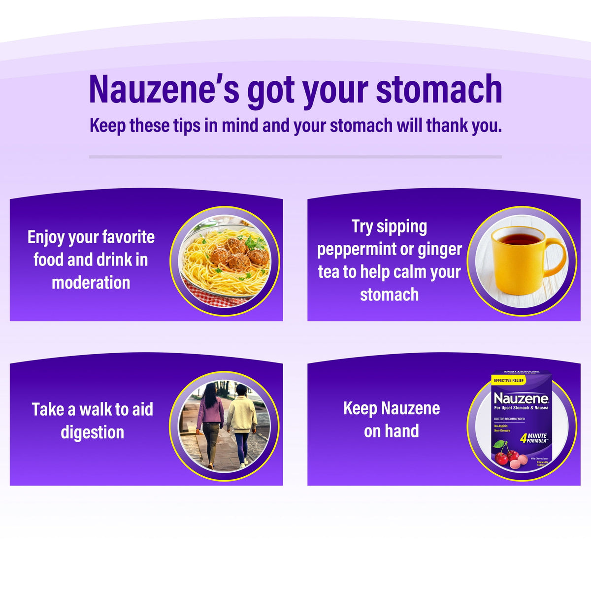 Nauzene Chewable Tablets 42 Count