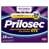Prilosec OTC Heartburn Relief, Omeprazole, Acid Reducer Tablets, 28 Count