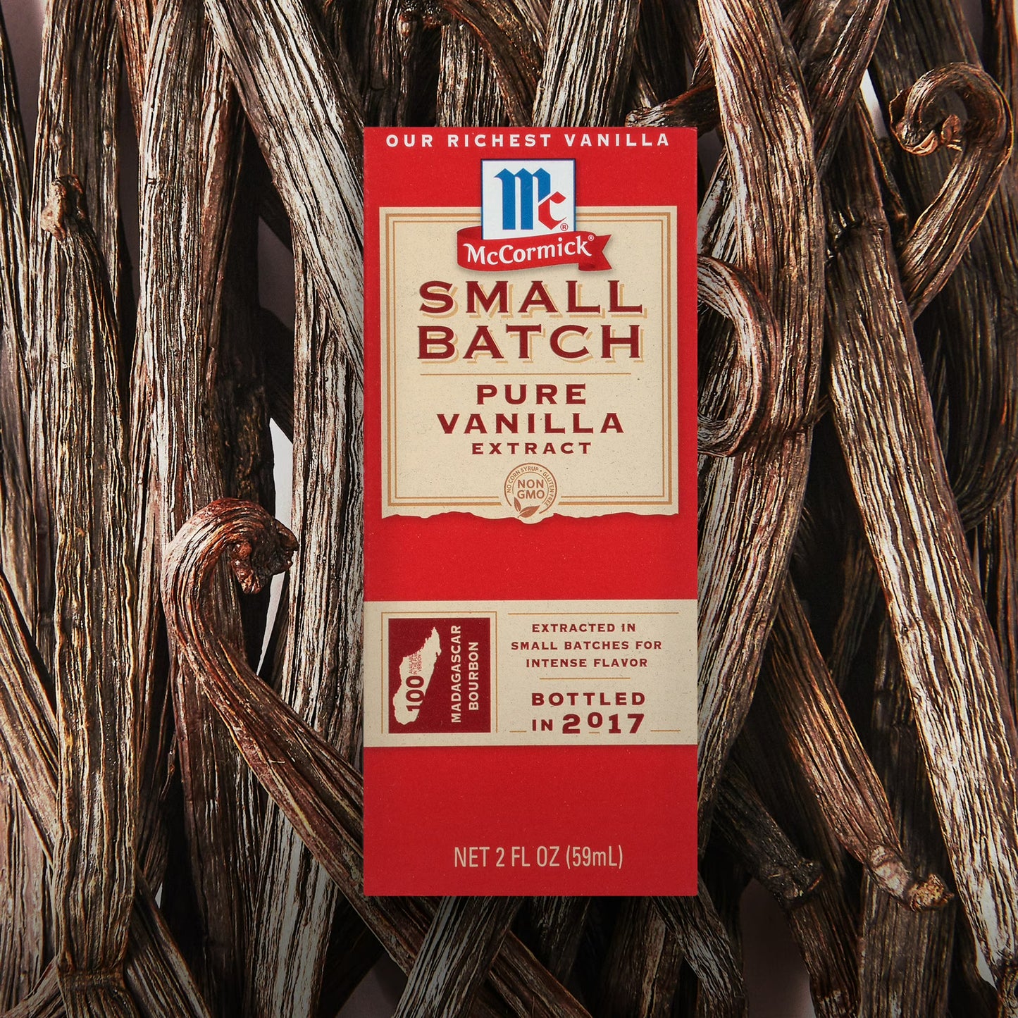McCormick Small Batch Pure Vanilla Extract, 2.0 fl oz Box