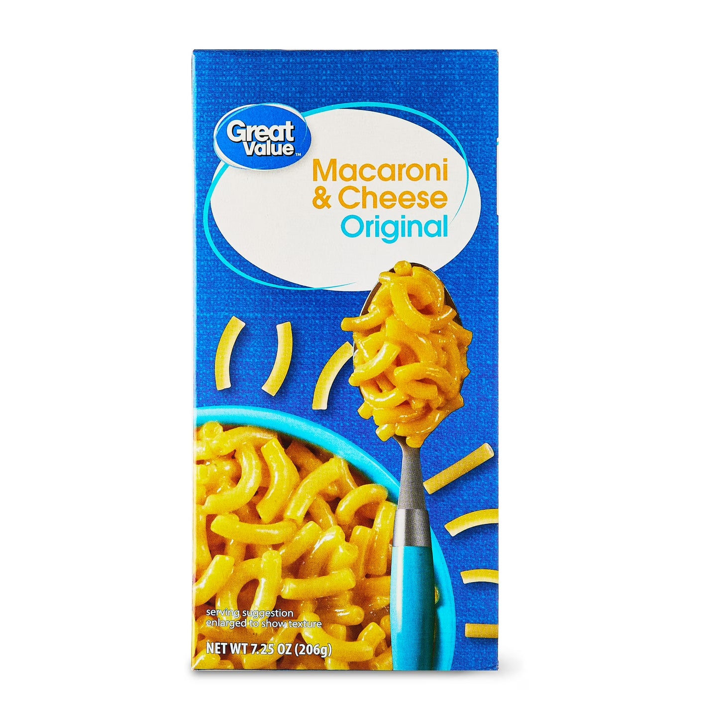 (12 pack) Great Value Original Macaroni & Cheese, 7.25 oz