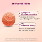 OLLY Adult Probiotic + Prebiotic Digestive Support Gummy, Peach, 70 ct.