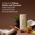 Native Aluminum Free Deodorant for Men, Sandalwood & Coconut, Well-Crafted, 3.1 oz