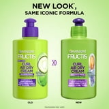 Garnier Fructis Curl Nourishing Leave in Treatment, Glycerin Coconut Oil, Frizzy Hair 10.2 fl oz