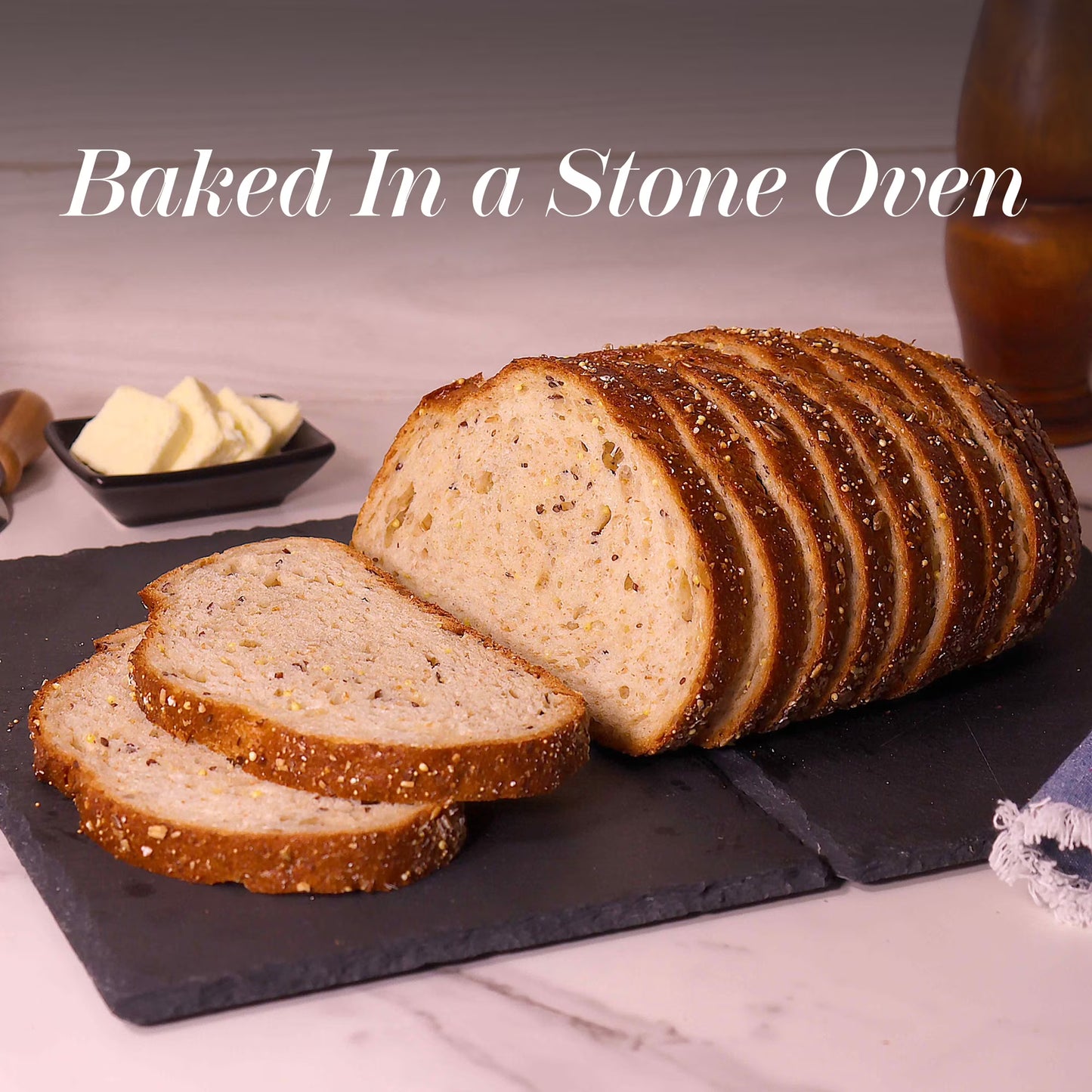 ACE Bakery Sourdough Multigrain Bread Regular Bistro Loaf, 1 Count, 21 oz, Shelf-Stable